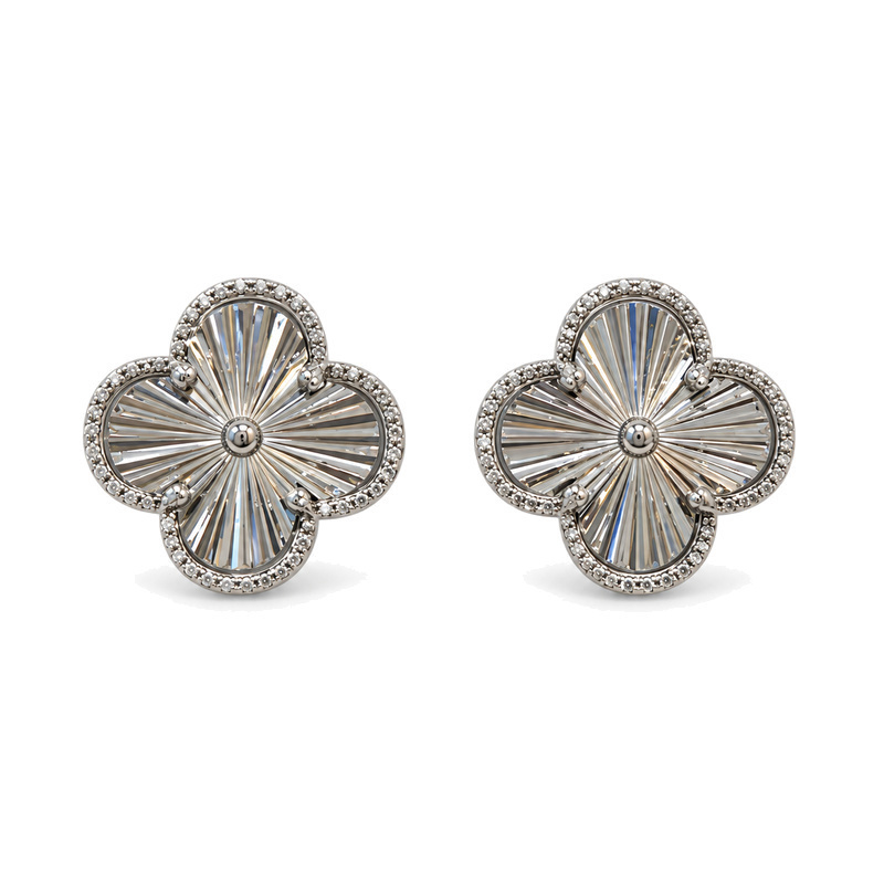 Silver Motifli Küpe