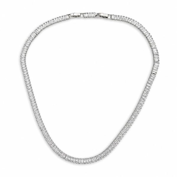 Baget Su Yolu Silver Kolye 5 mm