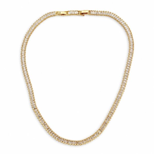 Baget Su Yolu Gold Kolye 3 mm