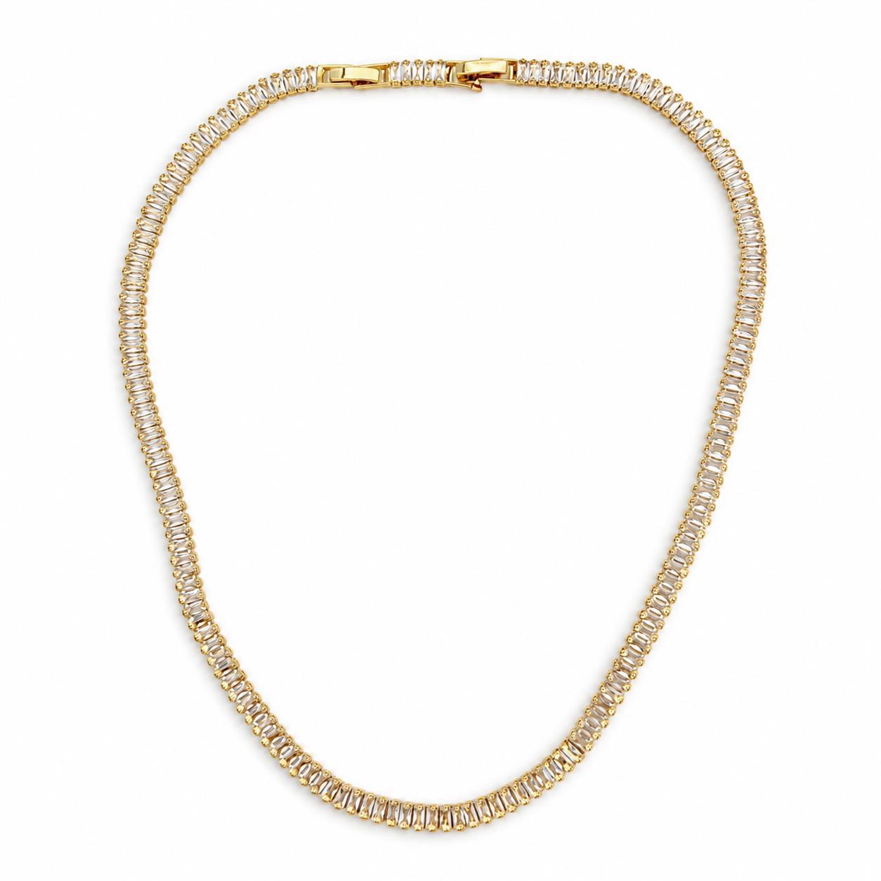 Baget Su Yolu Gold Kolye 3 mm