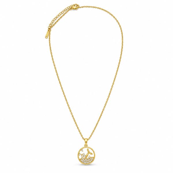 Balina Figürlü Gold Kolye