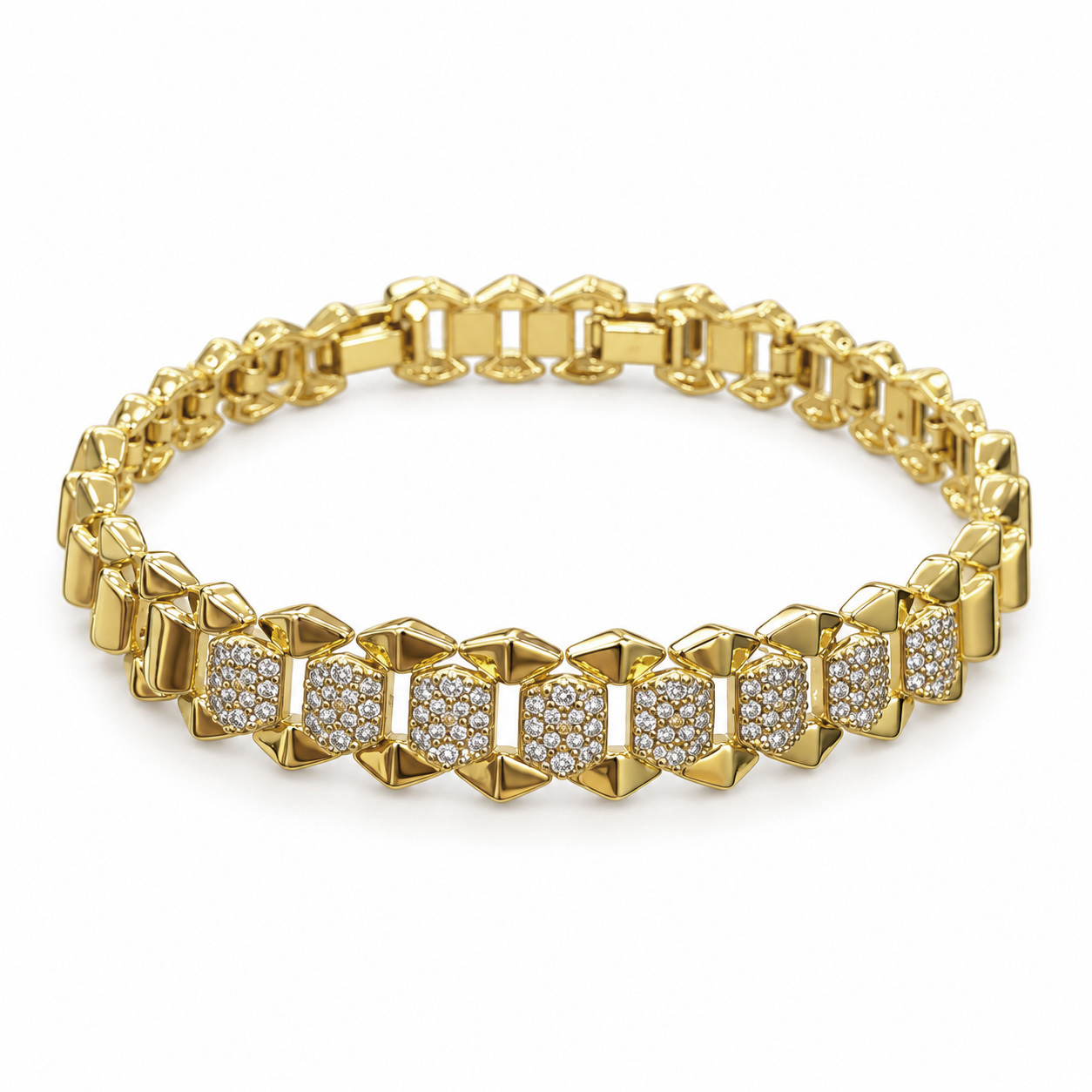 Xuping Gold Zincir Bileklik 195 × 9 mm