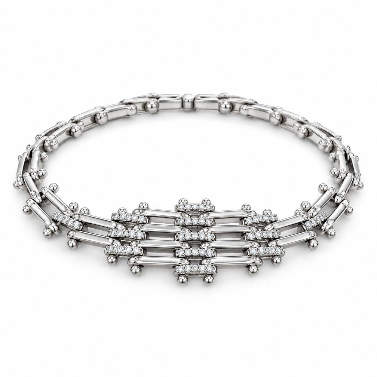 Xuping Silver Zincir Bileklik 190 × 5 mm