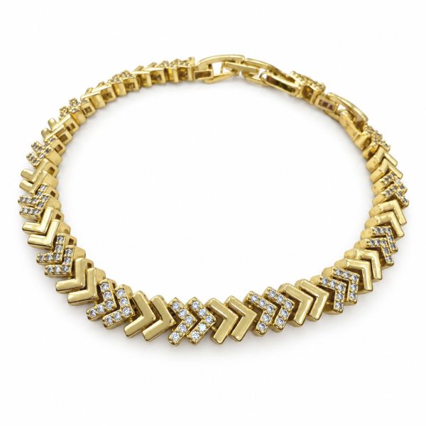 Xuping Gold Zincir Bileklik 185 × 9 mm – Model 0434